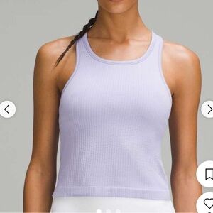 Lululemon “ebb to street” cropped tank